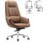 Кресло HAWASAN (ХАВАСАН) PREMIUM EX-810, хромированная сталь, экокожа, коричневое, 533236 2