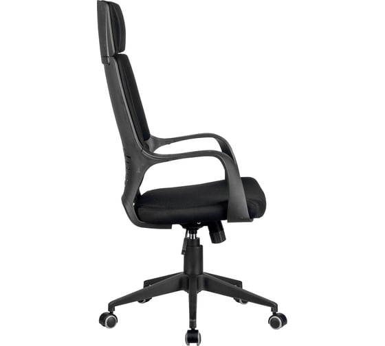 Кресло RIVA Chair RCH 8989 Чёрный пластик/Чёрная ткань (54) УЧ-00000686