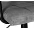 Стул барный DOBRIN KRUGER ARM BLACK (цвет сиденья серый вельвет (LAR-E2041-25), цвет основания черный) LM-5011_B-M_VV-LAR-E2041-25 7