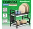 Сушилка для посуды BOOMHOUSE 2 яруса, с двумя поддонами, черная, 39х24х43см, , 701126 2