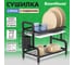 Сушилка для посуды BOOMHOUSE 2 яруса, с двумя поддонами, черная, 39х24х43см, , 701126 2