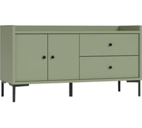 Тумба ТВ Alternative Тераввио 1200, закрытые полки, нума, 1216×450×650 мм, 66080