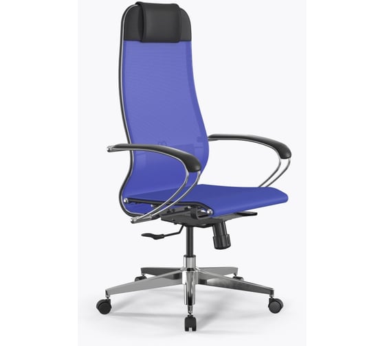 Кресло для персонала МЕТТА ErgoLife Set 4/подл.131/осн.Synchro 004 (Васильковый 29D.16.1.3E3)
