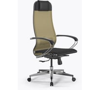 Кресло для персонала МЕТТА ErgoLife Set 4/подл.131/осн.Synchro 004 (Золотой ротанг-Черный 558.16.1.3E3) z558.16.1.3E3