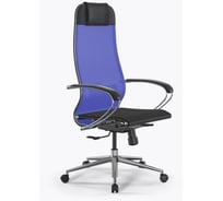Кресло для персонала МЕТТА ErgoLife Set 4/подл.131/осн.Synchro 052 (Васильковый-Черный 55B.16.1.403) z55B.16.1.403