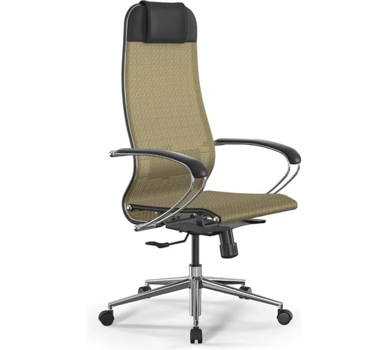 Кресло для персонала МЕТТА ErgoLife Set 4/подл.131/осн.Synchro 052 (Золотой ротанг 29B.16.1.403)