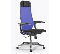 Кресло для персонала МЕТТА ErgoLife Set 4/подл.158/осн.Synchro 004 (Васильковый-Черный 55B.4.1.3E3) z55B.4.1.3E3