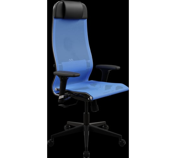 Кресло для персонала МЕТТА ErgoLife Set 4/подл.200/осн.Synchro 002 (Васильковый 29D.D.1.3A3)