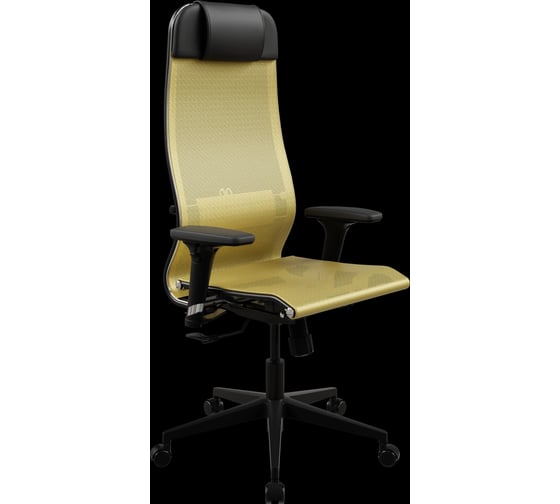 Кресло для персонала МЕТТА ErgoLife Set 4/подл.200/осн.Synchro 002 (Золотой ротанг 29B.D.1.3A3)