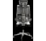 Кресло руководителя МЕТТА Y 4DF B2-14D - YM93+Infinity /Kc09/Nc09/D15P/H13mM-3D(M26.B32.G25.W04) (Св.серый-Белый) zB8.F.15.10A 26