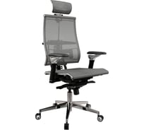 Кресло руководителя МЕТТА Y 4DF L2-5D - YM93 /Kc00/Nc00/D06P/H13mM-3D(M06.B35.G11.W04) (Серый-Тем.Серый) z532.50.15.92