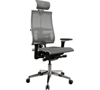 Кресло руководителя МЕТТА Y 4DF B2-5D - YM93 /Kc00/Nc00/D15P/H13mM-3D(M26.B35.G25.W03) (Серый-Тем.Серый) zB7.F.15.139