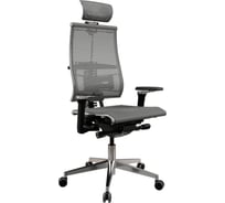 Кресло руководителя МЕТТА Y 4DF B2-5D - YM93 /Kc00/Nc00/D15P/H13mM-3D(M26.B32.G25.W03) (Серый-Тем.Серый) zB7.F.15.109