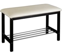 Банкетка Мебелик Фабио венге экокожа бежевый 00 2600