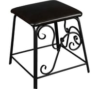 Банкетка Мебелик Сартон 31 черный экокожа коричневый 00 2627