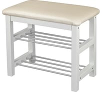 Банкетка Мебелик Спея белый экокожа бежевый 6249