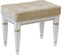 Банкетка Мебелик Васко В 97Н белый ясень золото 00 1159