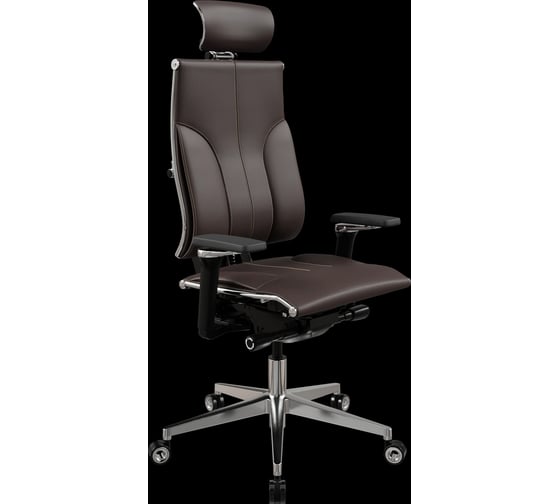 Кресло руководителя МЕТТА Y 4DF B2-10D - Infinity /Kc06/Nc06/D15P/H13mL-3D(M26.B32.G25.W04) (Темно-коричневый) zAA.F.5.10A