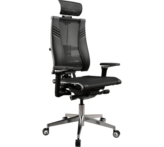 Кресло руководителя МЕТТА Y 4DT B2-15D - YM93+Infinity+carbon /Kc14/Nc09/D15P/H13mM-3D(M26.B32.G25.W04) (Черный)
