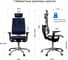 Кресло руководителя МЕТТА Y 4DF B2-12D - GoyaLE /Kc31/Nc31/D15P/H13mV-3D(M26.B35.G25.W04) (Синий) zAC.F.14.13A 13