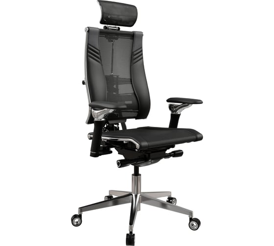 Кресло руководителя МЕТТА Y 4DT B2-15D - YM93+Infinity+carbon /Kc14/Nc09/D06P/H13mM-3D(M26.B32.G25.W04) (Черный)