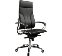 Кресло руководителя МЕТТА Move L1-10K - Genuine /Kc06/Nc06/K2cL(M06.B34.G04.W04) (Черный (бежевая строчка)) z6C0.2.1.7A