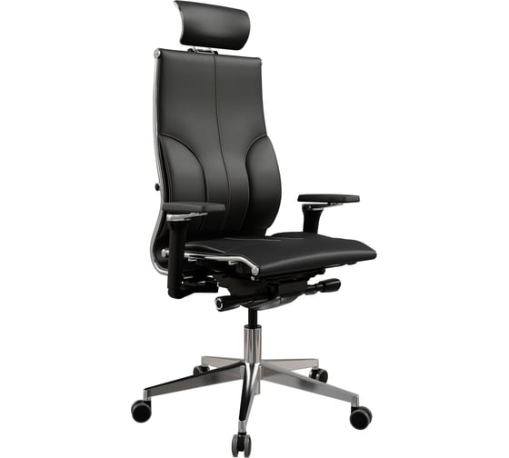 Кресло руководителя МЕТТА Samurai B2-10D - Infinity /Kc06/Nc06/D15P/H13mL-3D(M26.B32.G25.W03) (Черный (бежевая строчка)) z3A.F.5.109 1