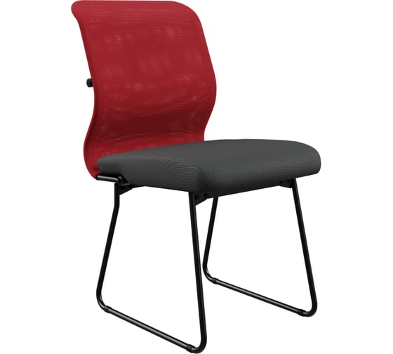 Кресло для персонала МЕТТА Sit 8 M4-8 - X2+UMF(X1) /Uh00/Wh00(F57) (Красный-Черный) z284.1.1.6A5