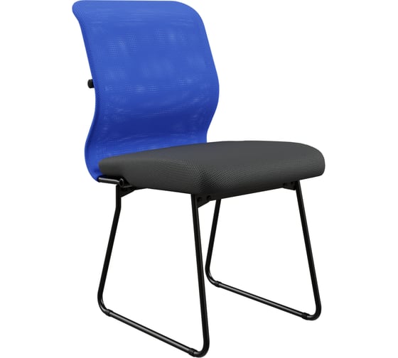 Кресло для персонала МЕТТА Sit 8 M4-8 - X2+UMF(X1) /Uh00/Wh00(F57) (Синий-Черный) z283.1.1.6A5