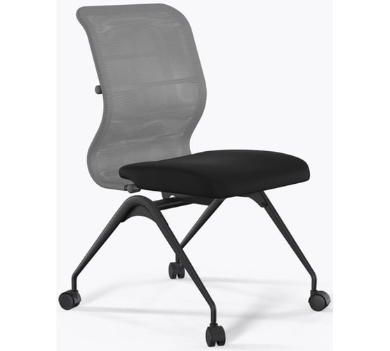 Кресло для персонала МЕТТА Sit 8 M4-8 - X2+UMF(X1) /Uh00/Wh00(F56.W01) (Серый-Черный)