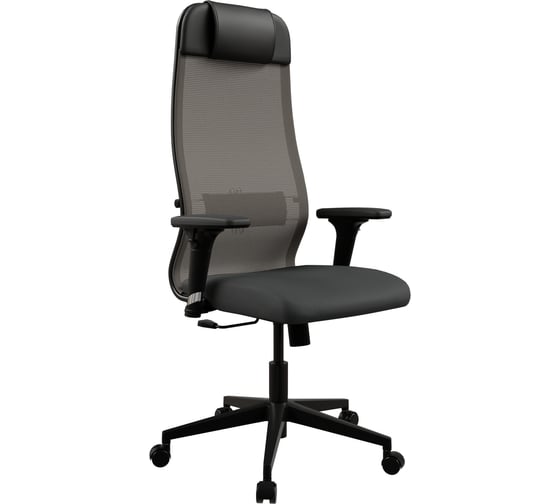 Кресло для персонала МЕТТА ErgoLife Set 11/подл.200/осн.Sit 002 (Серый-Черный 187.D.1.242) z187.D.1.242 1