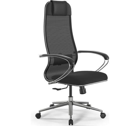 Кресло для персонала МЕТТА ErgoLife Set 15/подл.131/осн.Synchro 152 (Черный 48D.16.1.353) z48D.16.1.353