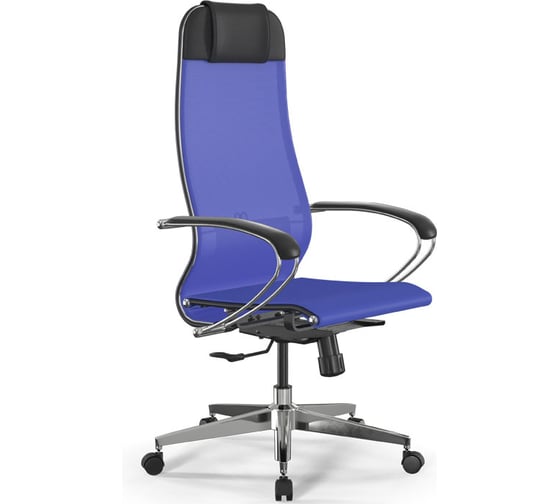 Кресло для персонала МЕТТА ErgoLife Set 4/подл.131/осн.Synchro 104 (Васильковый 29D.16.1.333) z509882453