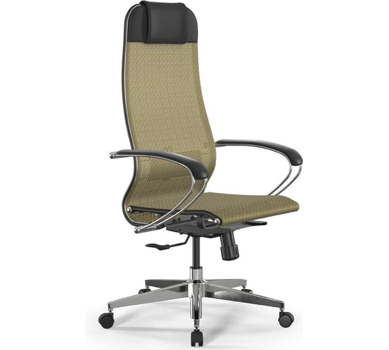Кресло для персонала МЕТТА ErgoLife Set 4/подл.131/осн.Synchro 104 (Золотой ротанг 29B.16.1.333) z509882378