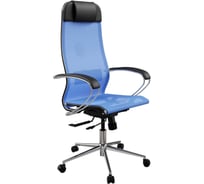 Кресло для персонала МЕТТА ErgoLife Set 4/подл.131/осн.Synchro 152 (Васильковый 29D.16.1.353) z29D.16.1.353