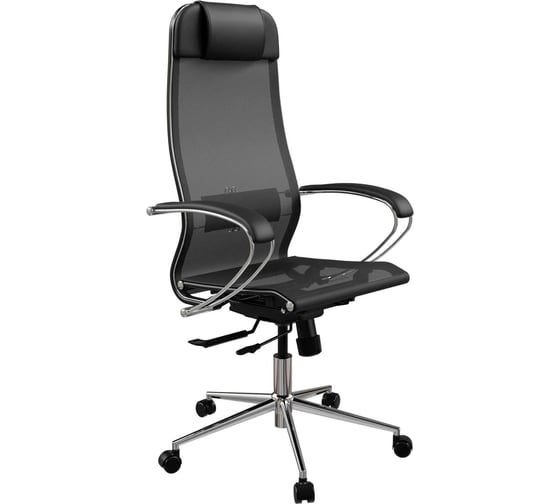 Кресло для персонала МЕТТА ErgoLife Set 4/подл.131/осн.Synchro 152 (Черный 212.16.1.353) z212.16.1.353