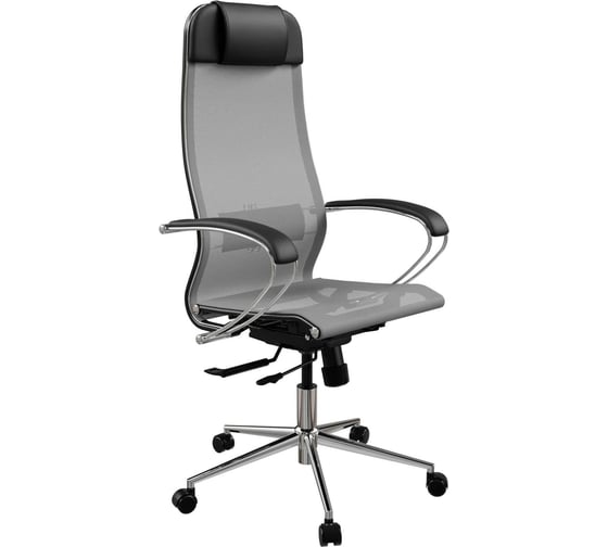 Кресло для персонала МЕТТА ErgoLife Set 4/подл.131/осн.Synchro 152 (Серый 537.16.1.353) z537.16.1.353