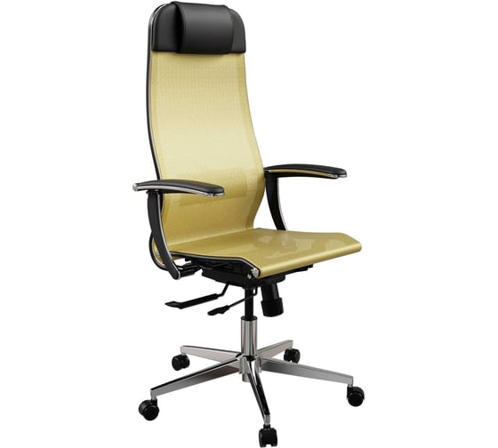 Кресло для персонала МЕТТА ErgoLife Set 4/подл.158/осн.Synchro 104 (Золотой ротанг 29B.4.1.333) z509882507
