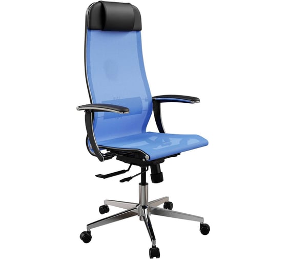 Кресло для персонала МЕТТА ErgoLife Set 4/подл.158/осн.Synchro 104 (Васильковый 29D.4.1.333) z509882576
