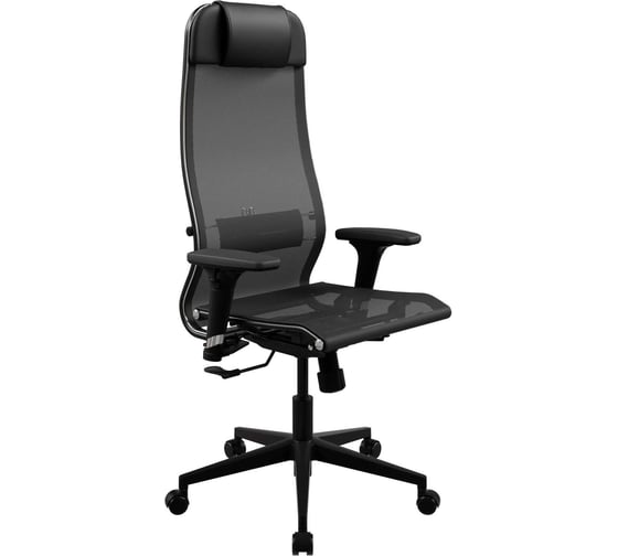 Кресло для персонала МЕТТА ErgoLife Set 4/подл.200/осн.Synchro 002 (Черный 212.D.1.3A3) z212.D.1.3A3