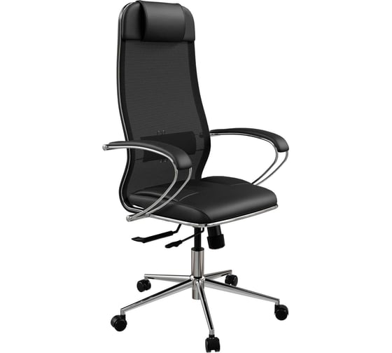 Кресло для персонала МЕТТА ErgoLife Set 5/подл.131/осн.Synchro 152 (Черный 476.16.1.353) z476.16.1.353
