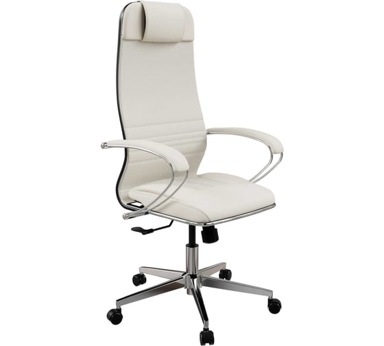 Кресло для персонала МЕТТА ErgoLife Set 6/подл.116/осн.Synchro 004 (Молочный 55F.16.1.3E3) z55F.16.1.3E3