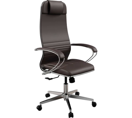 Кресло для персонала МЕТТА ErgoLife Set 6/подл.116/осн.Synchro 004 (Темно-коричневый 560.16.1.3E3) z560.16.1.3E3
