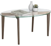 Журнальный стол Мебелик Рилле 444 шимо, прозрачный 5655