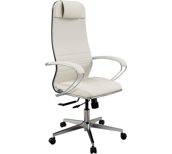 Кресло для персонала МЕТТА ErgoLife Set 6/подл.116/осн.Synchro 104 (Молочный 55F.16.1.333) z509882729