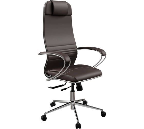 Кресло для персонала МЕТТА ErgoLife Set 6/подл.116/осн.Synchro 152 (Темно-коричневый 560.16.1.353) z560.16.1.353