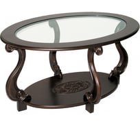 Журнальный стол Мебелик Овация (С) темно-коричневый 000 147