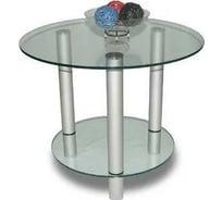 Журнальный стол Мебелик Танго прозрачный стекло 739
