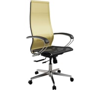 Кресло для персонала МЕТТА ErgoLife Set 7/подл.131/осн.Synchro 104 (Золотой ротанг-Черный 220.16.1.333) z509882903