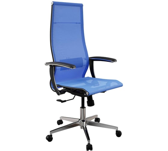 Кресло для персонала МЕТТА ErgoLife Set 7/подл.158/осн.Synchro 004 (Васильковый 21C.4.1.3E3) z21C.4.1.3E3